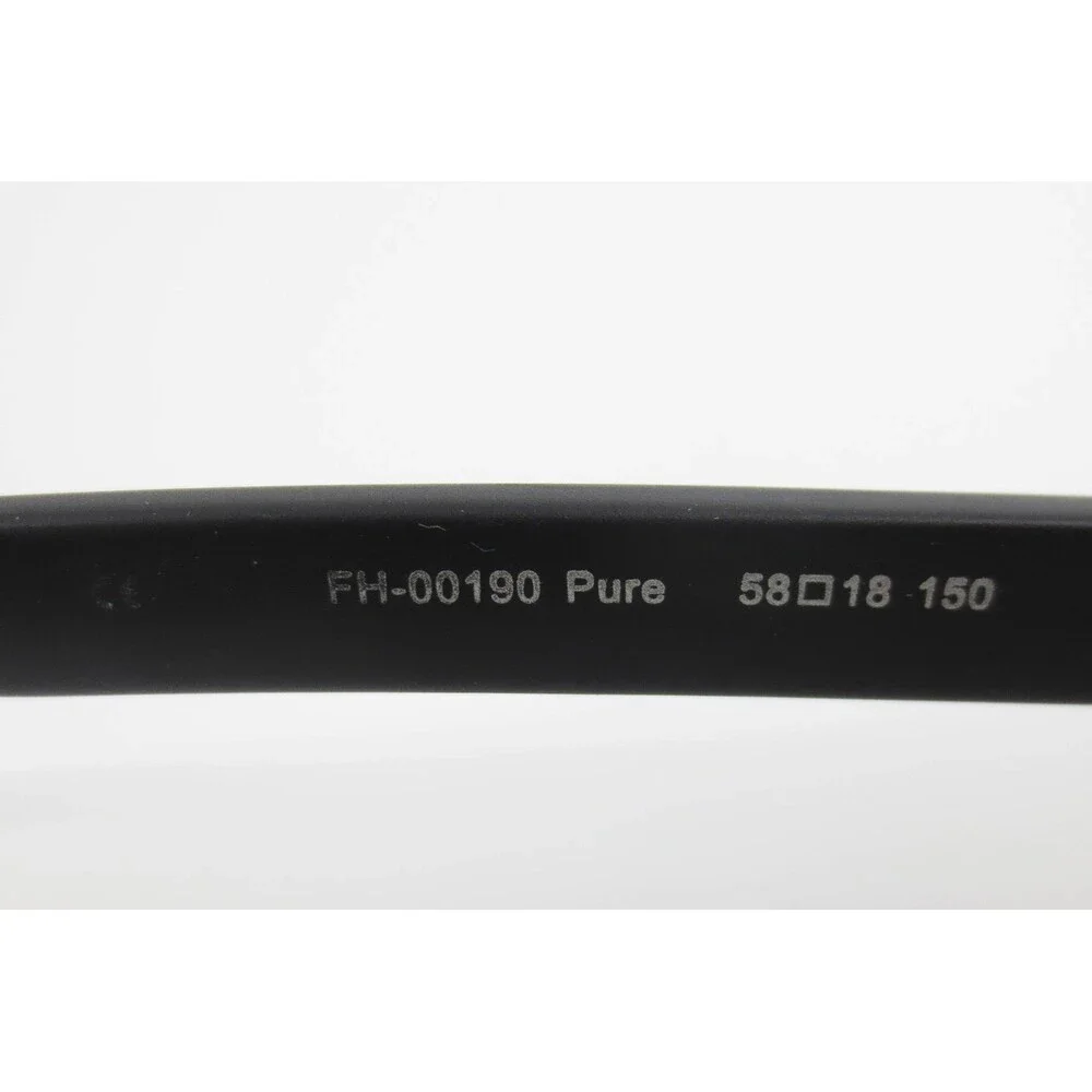 Fatheadz Eyewear Pure FH-00190 Matte Black Rectangular Eyeglass Frames 58-18-150